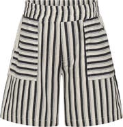 TINY TRIBE Kids' Relaxed Striped Shorts