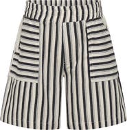 TINY TRIBE Kids' Relaxed Striped Shorts