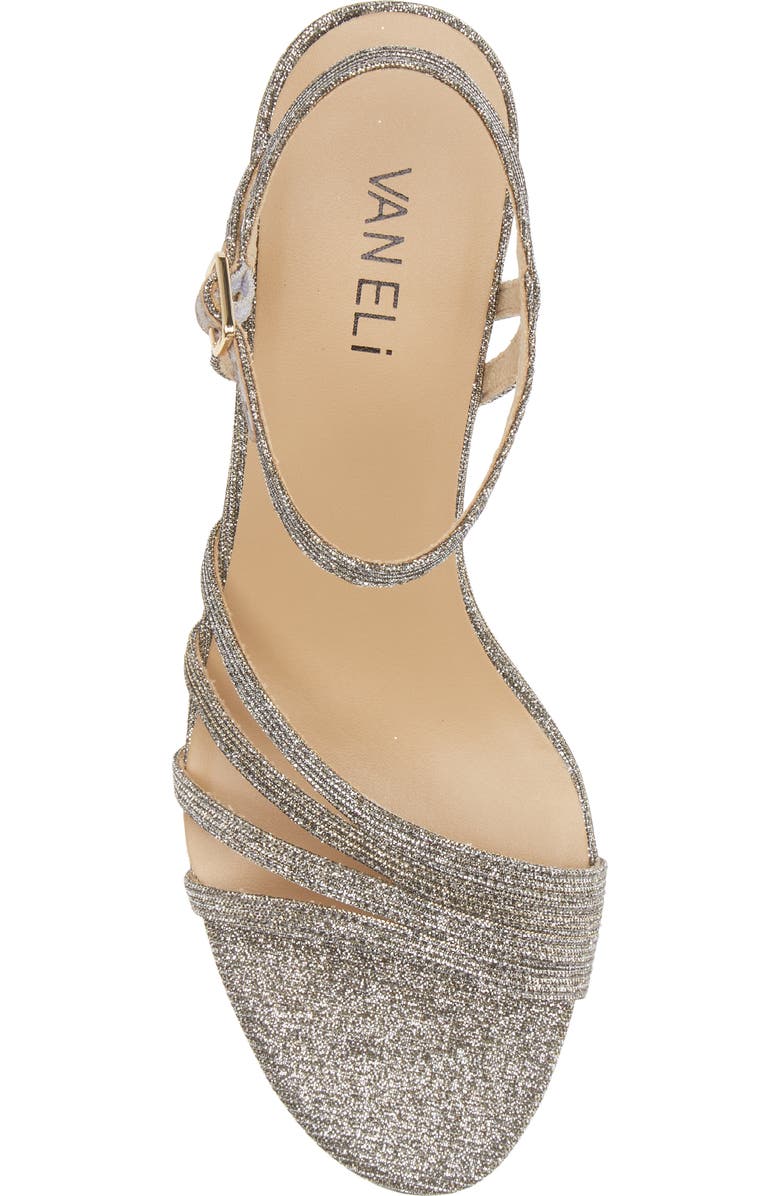 VANELi Mimi Strappy Sandal, Alternate, color, Platinum Nizza
