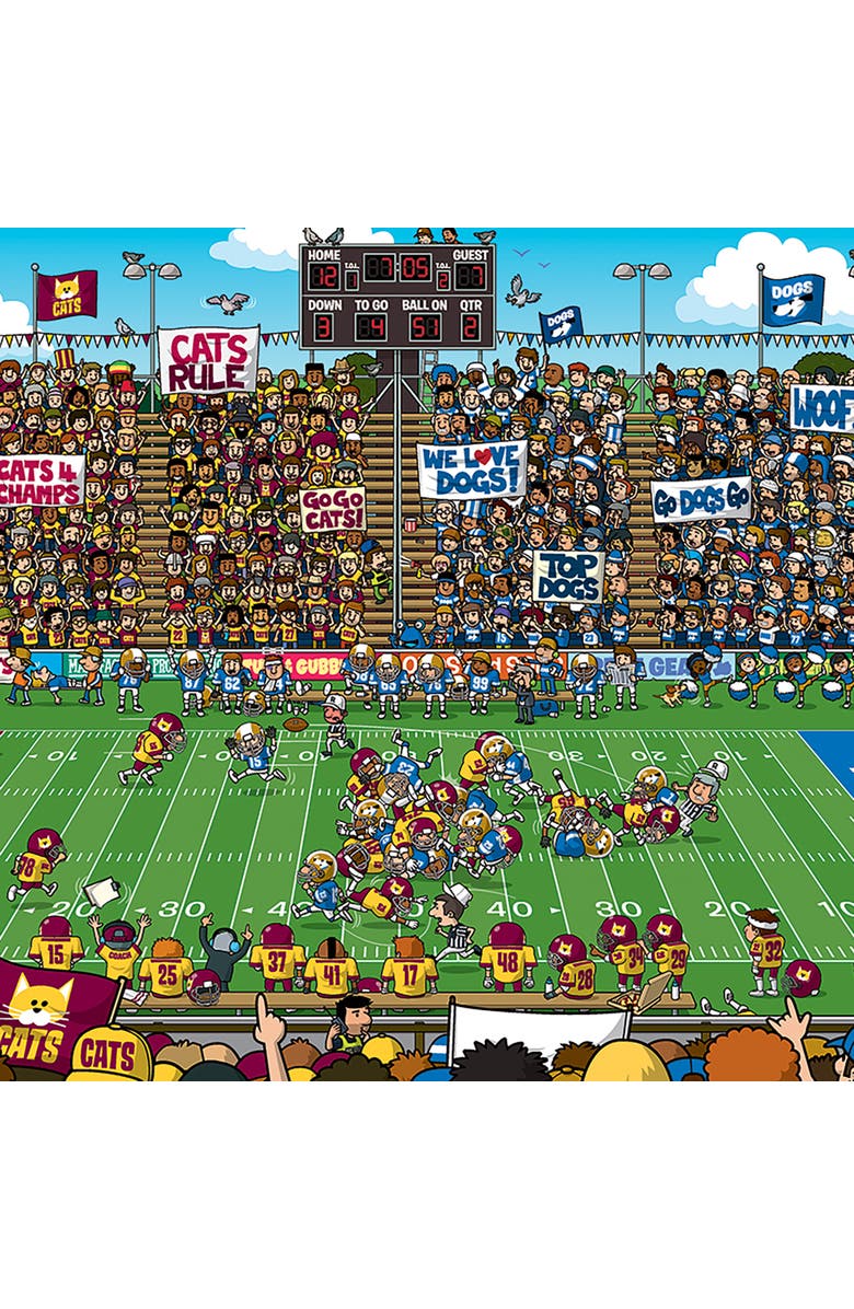 Eurographics Spot 
Find Football Puzzle, 100 Pieces, Alternate, color, Multicolored