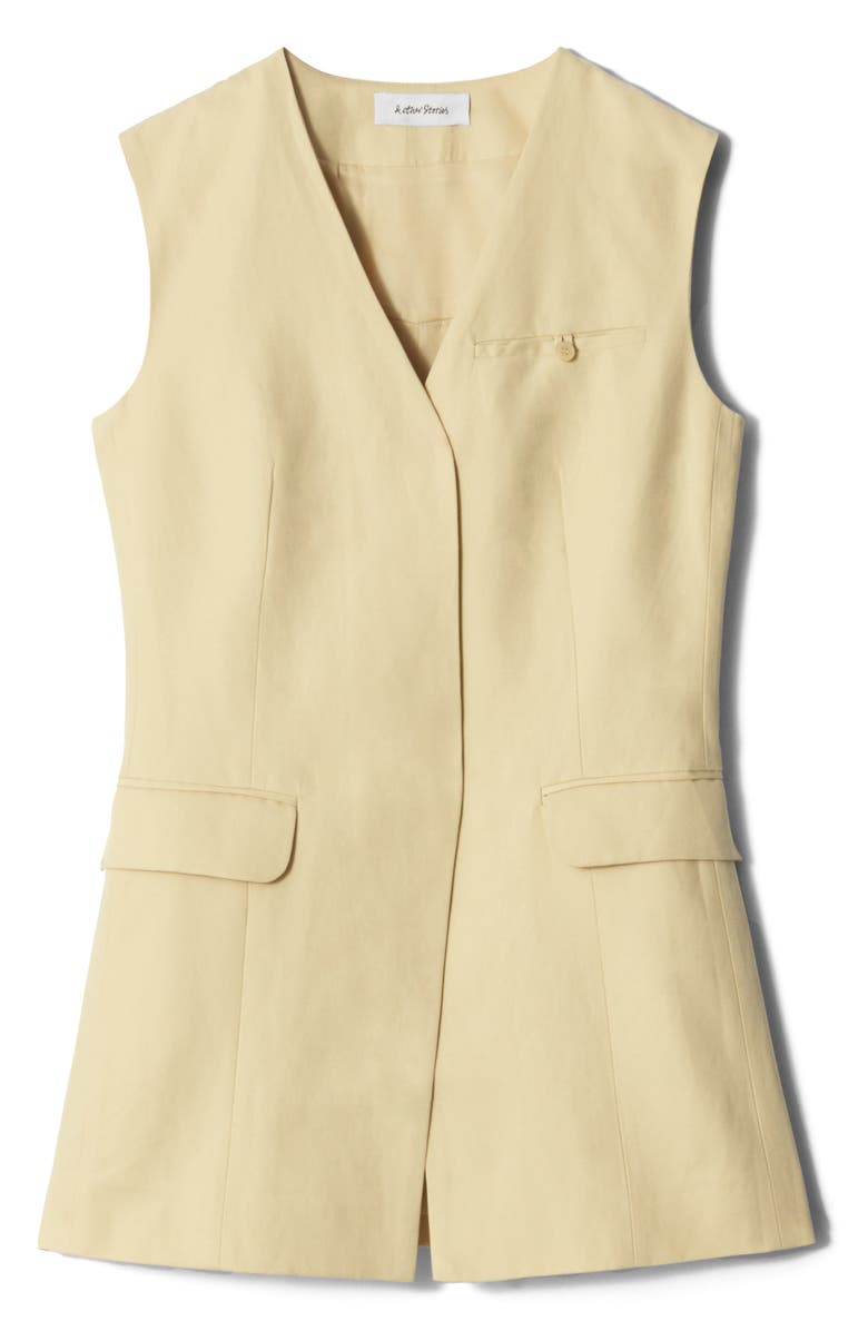 & Other Stories Cotton Blend Vest, Alternate, color,