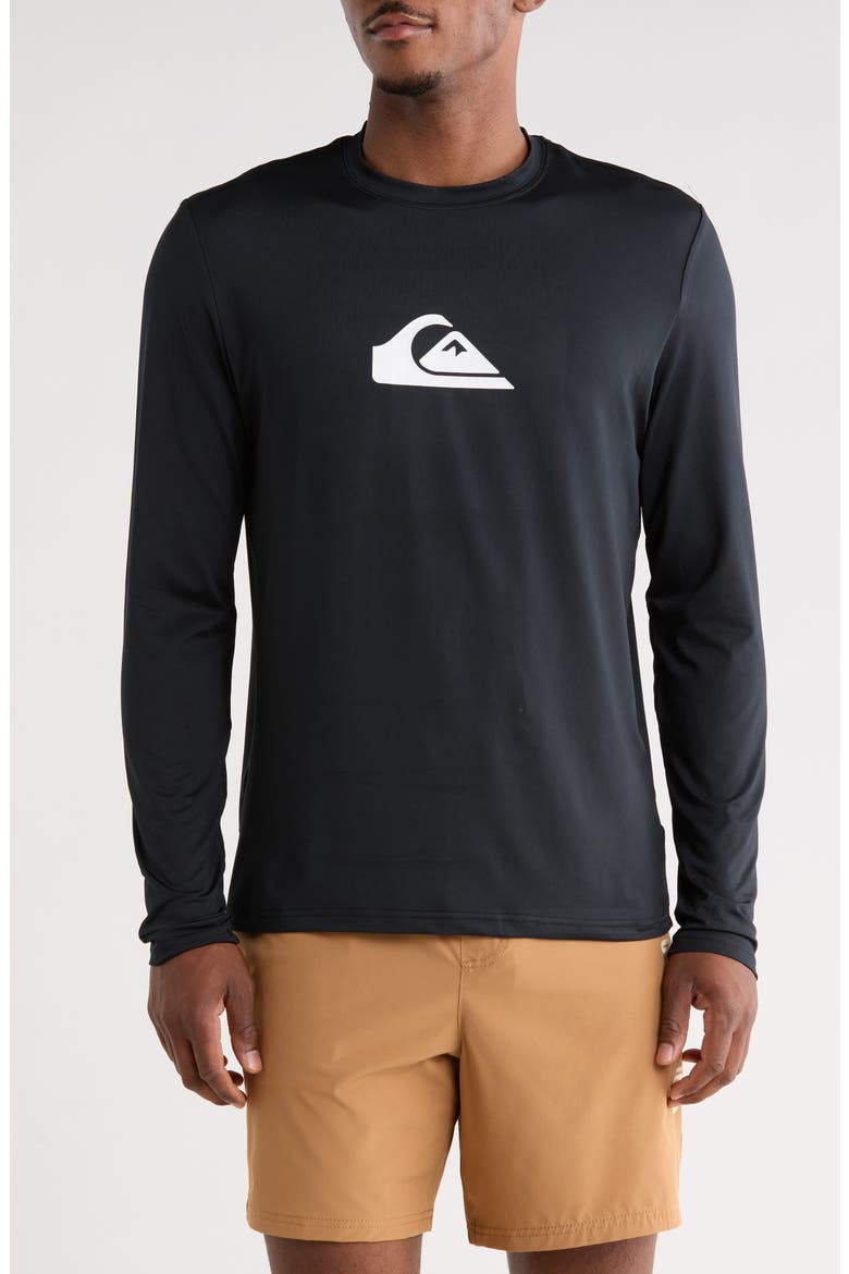 Comp Logo Graphic Rashguard, Main, color, BLACK