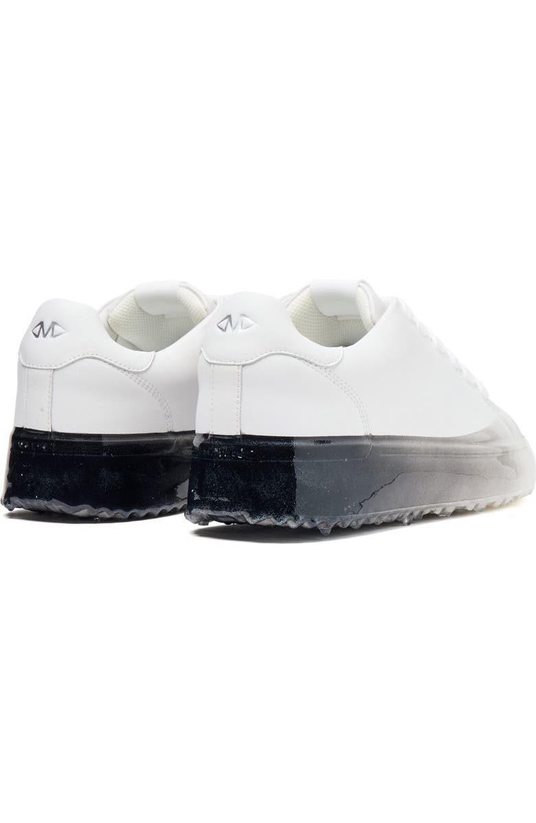 MALLET Grftr Ltc Dip Sneakers, Alternate, color, White / Black
