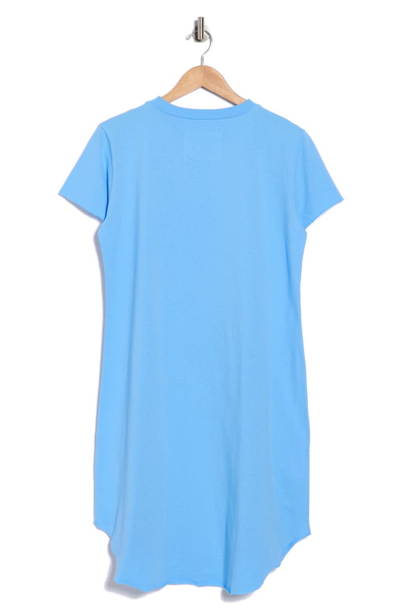 Frank & Eileen Mini Harper Perfect T-Shirt Dress, Alternate, color, Sky