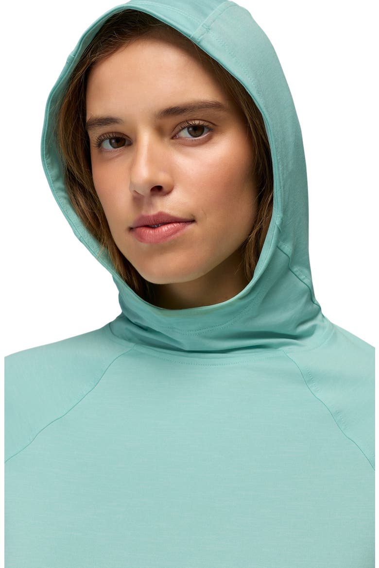 Sol Searcher UPF 50 Sun Hoodie, Alternate, color, SEA GLASS