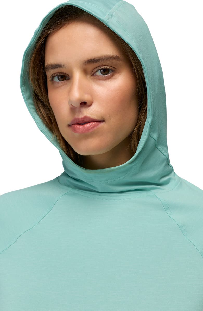 prAna Sol Searcher UPF 50 Sun Hoodie, Alternate, color, Sea Glass