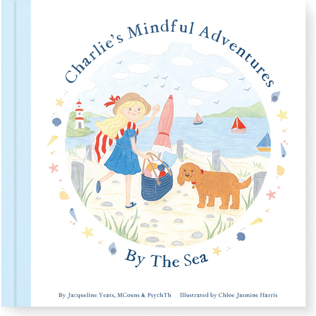 Mindful & Co Kids Charlie's Mindful Adventures by the Sea in White With Print  product
