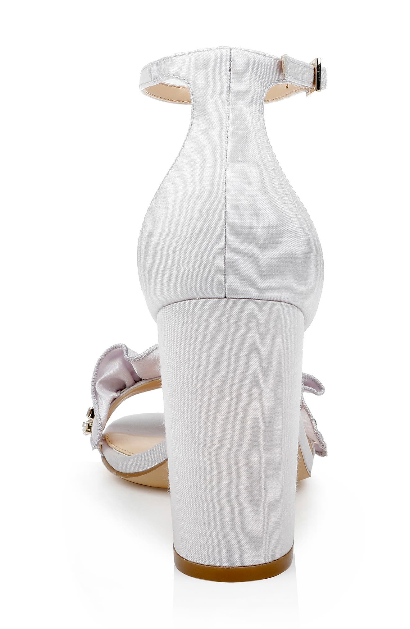 Jewel Badgley Mischka Deva Sandal, Alternate, color, Lilac Fabric