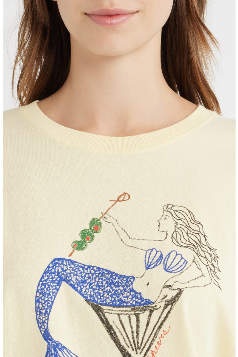 Best Coast Oversize Graphic T-Shirt, Alternate, color, MERMAID COMBO