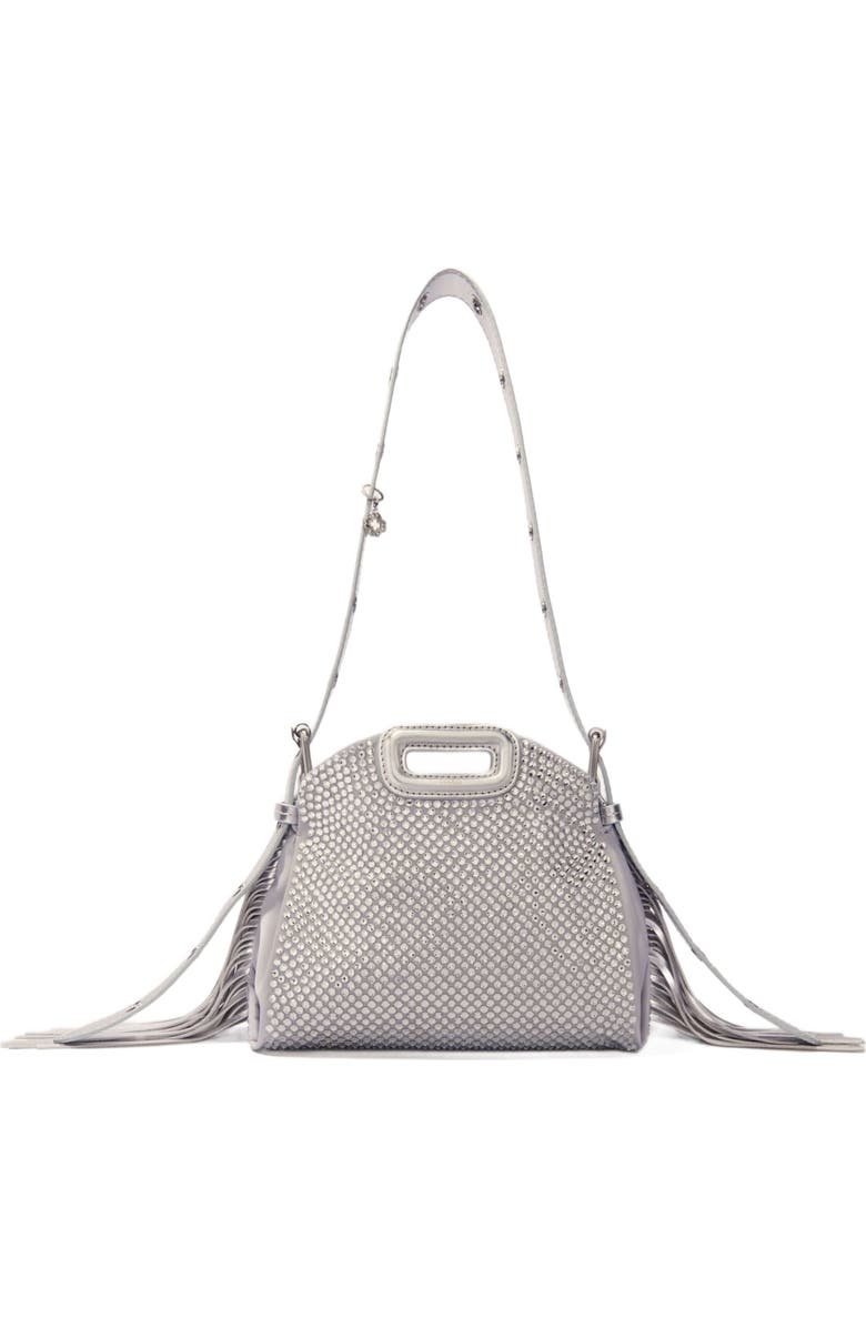 maje Miss M Mini rhinestone bag, Alternate, color,