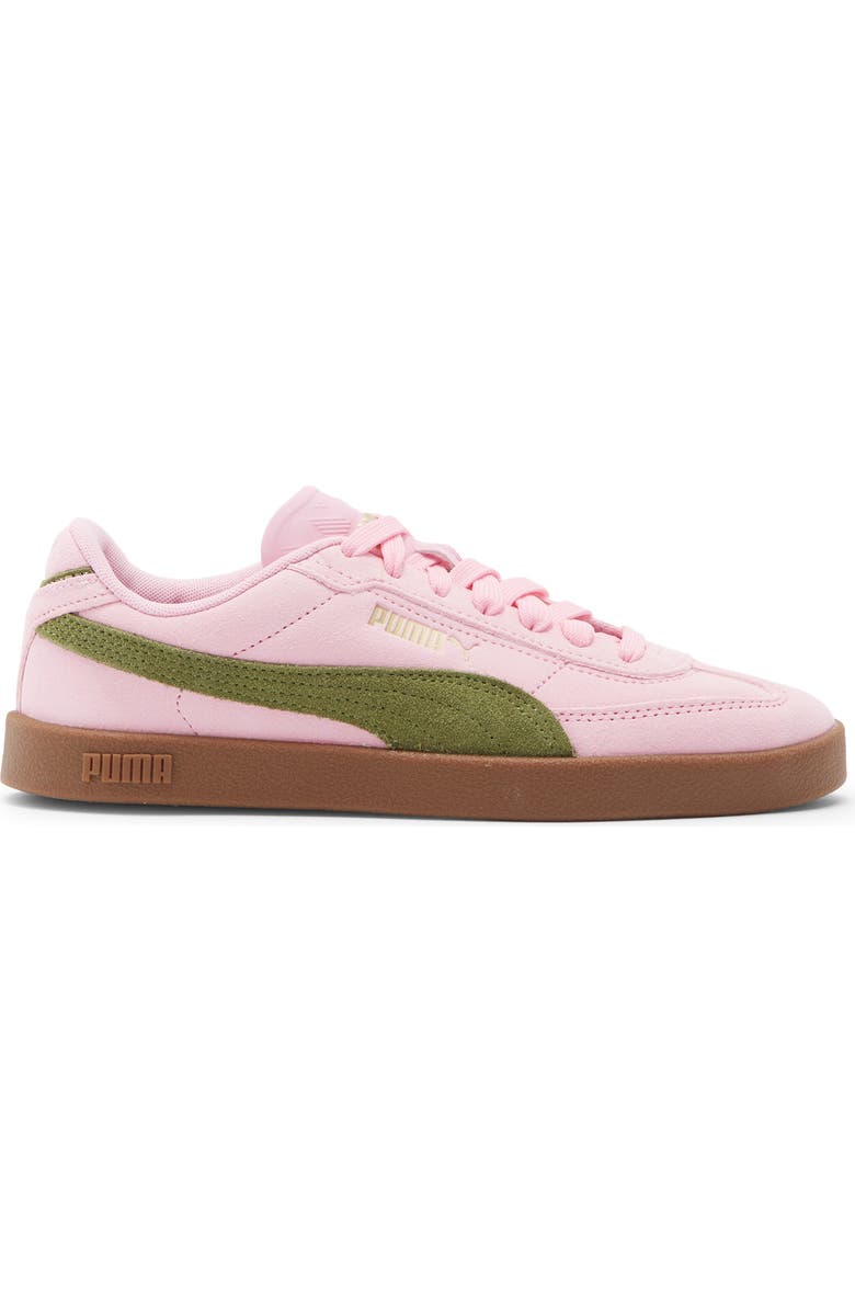 PUMA Club II Era Sneaker, Alternate, color, Pink Shimmer/ Olive Green