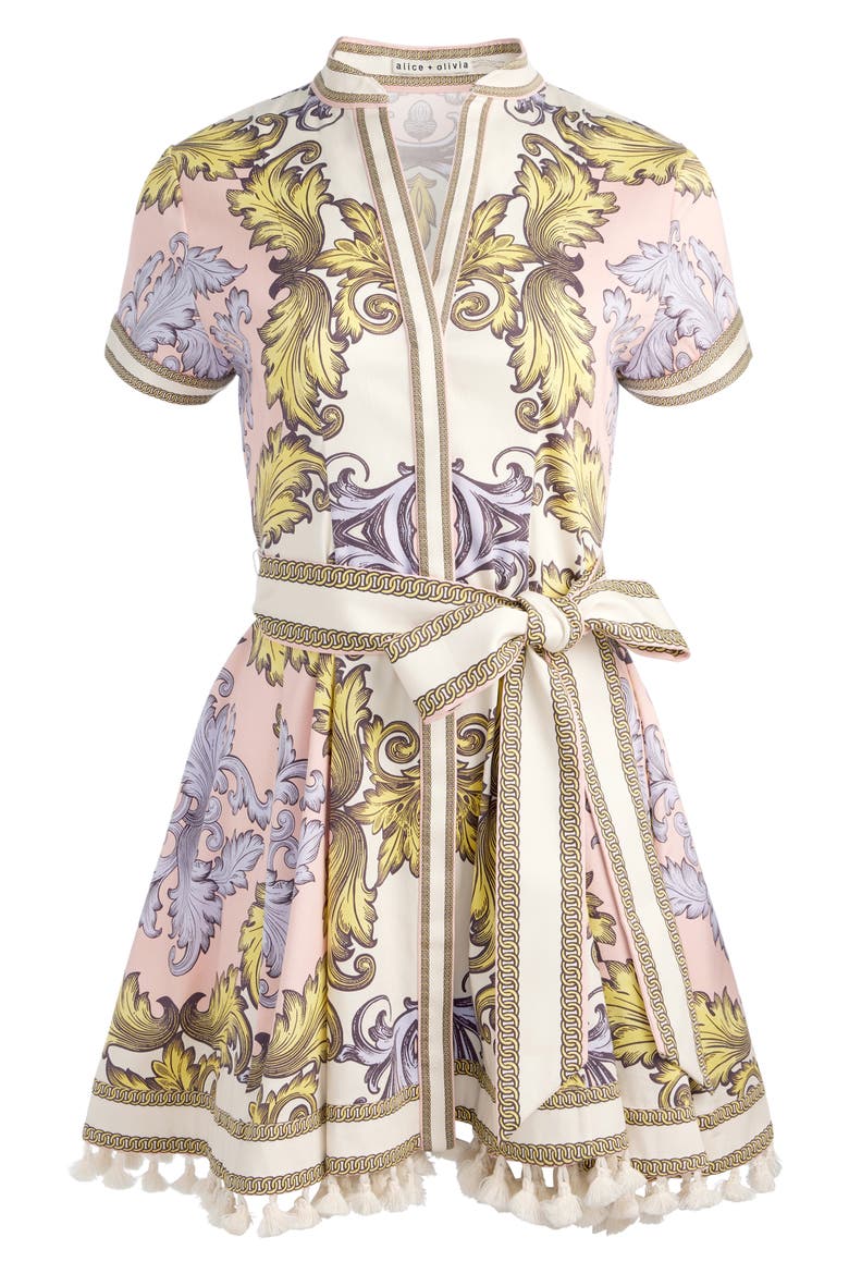 Lucy Belted Poplin Minidress, Alternate, color, DAY DREAMER