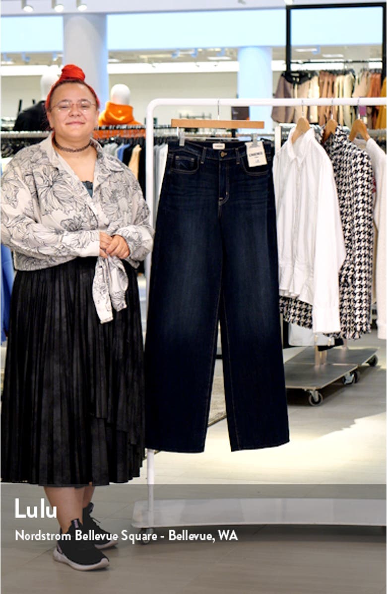 Alicent High Waist Wide Leg Jeans, sales video thumbnail