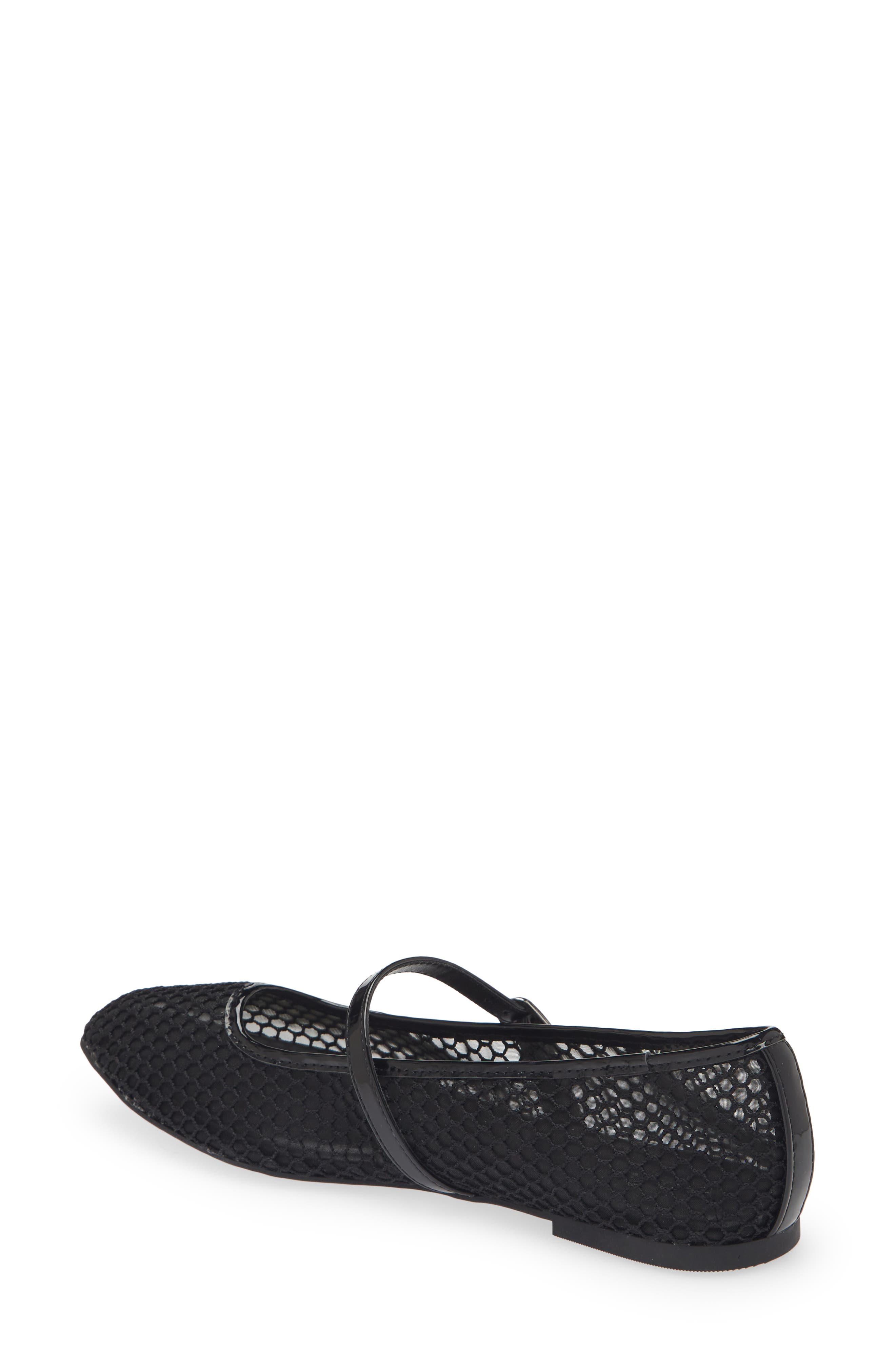 Open Edit Desi Mary Jane Mesh Flat, Alternate, color, 
