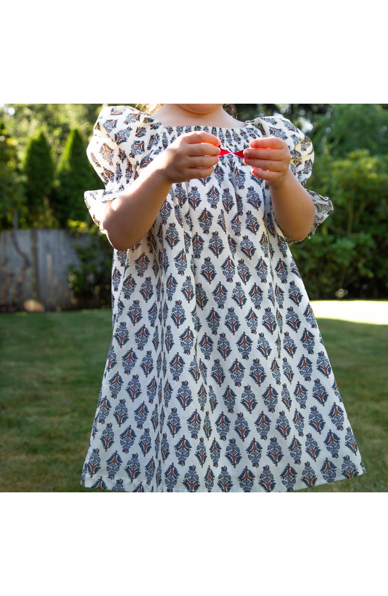 Beet World Girls Olivia Dress with Smocking, Alternate, color, 