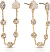 Ettika Light Double Piercing Earrings