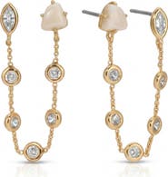 Ettika Light Double Piercing Earrings