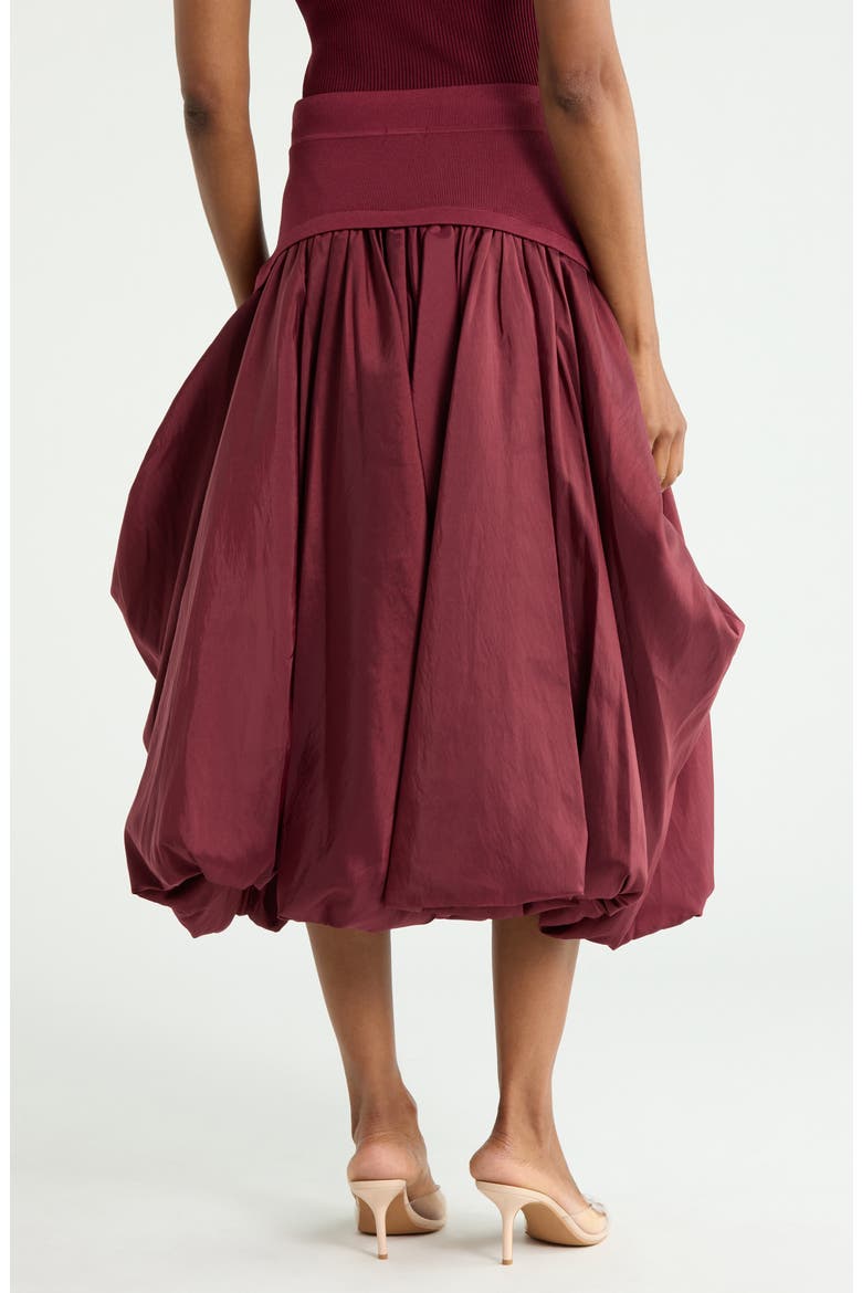 Corinn Midi Skirt, Alternate, color, CRANBERRY