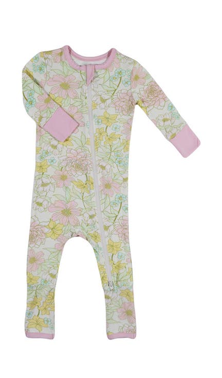 Convertible Romper Fitted Long Sleeve Pajama