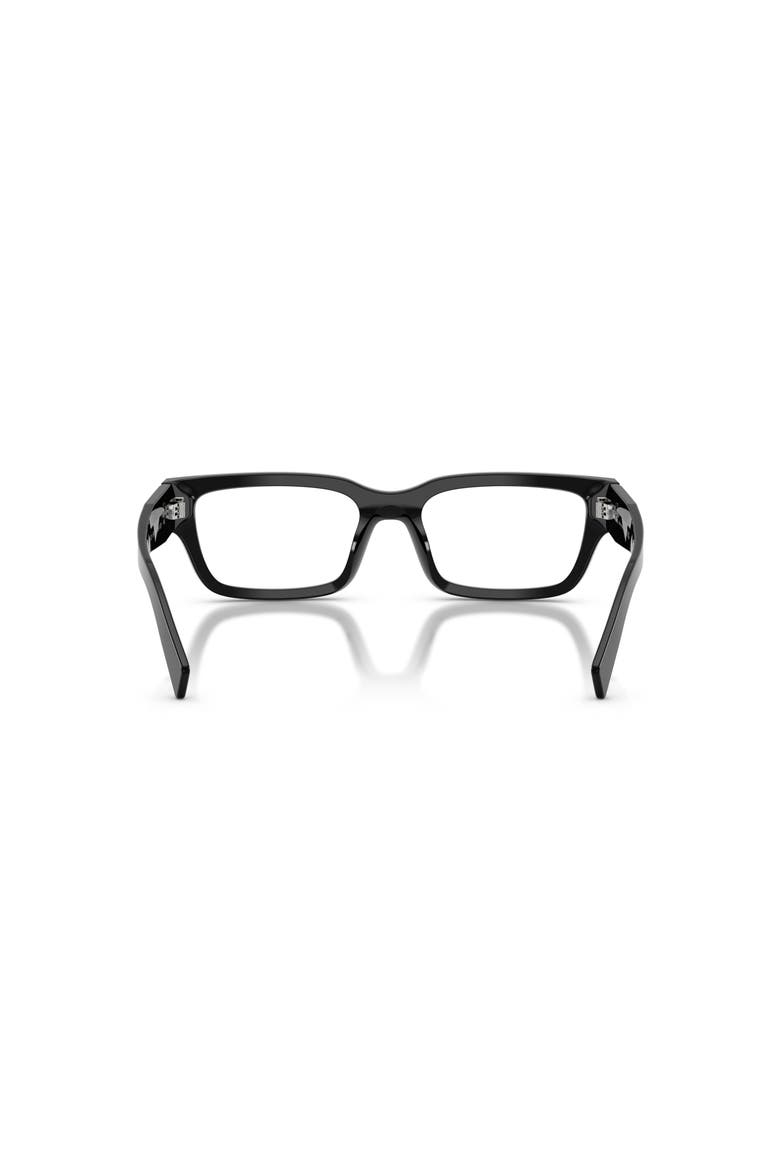 56mm Rectangle optical glasses, Alternate, color, Black