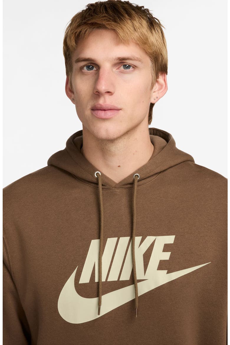 Club Fleece Hoodie, Alternate, color, 235 MSWBRN/LTKAKI