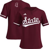 adidas Women's adidas  Maroon Mississippi State Bulldogs Replica Softball Jersey
