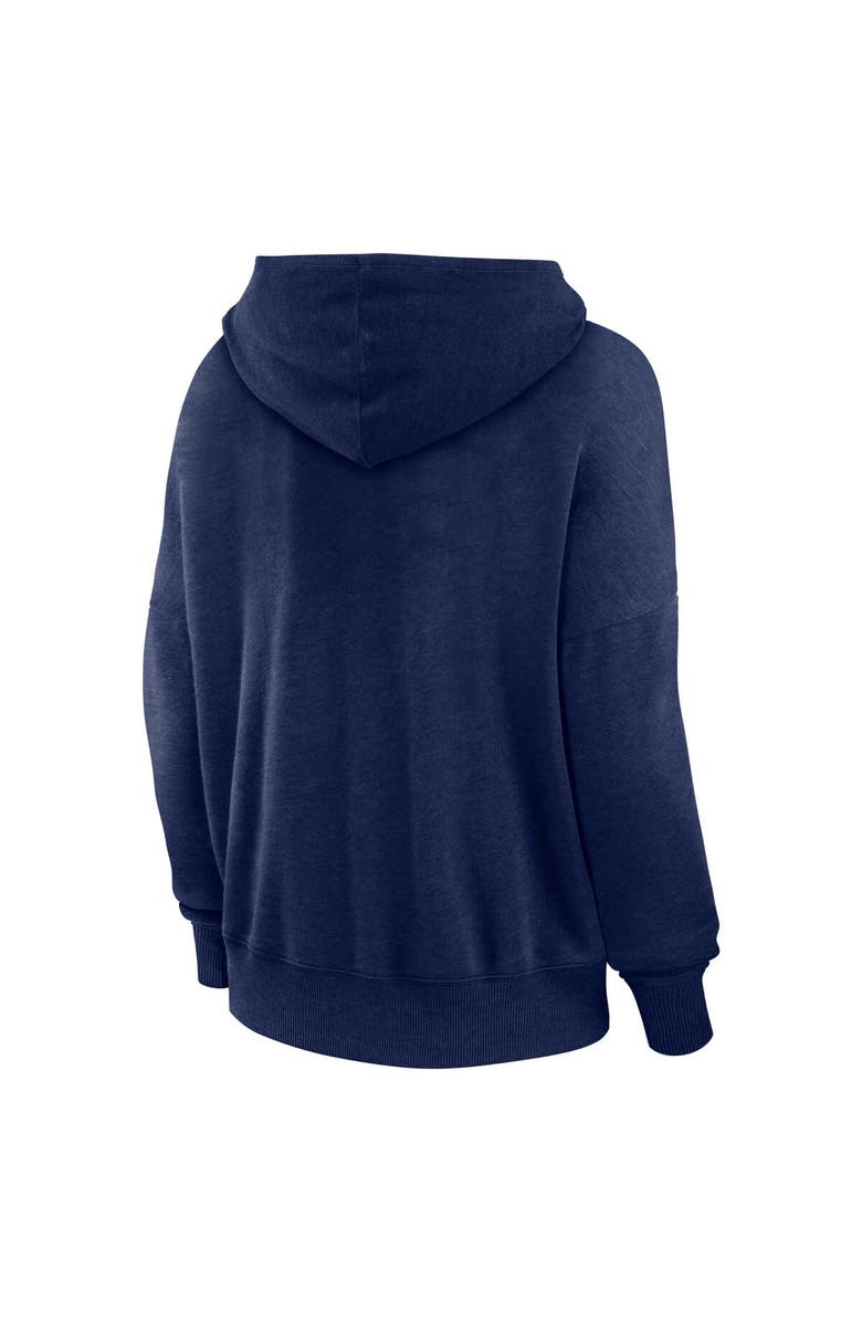 FANATICS Women's Fanatics Branded Heather Navy Notre Dame Fighting Irish Campus Lace-Up Pullover Hoodie, Alternate, color, 