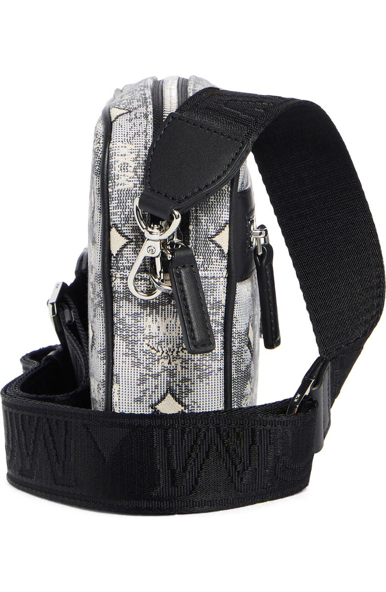 MCM Aren Messenger Bag, Alternate, color, Grey