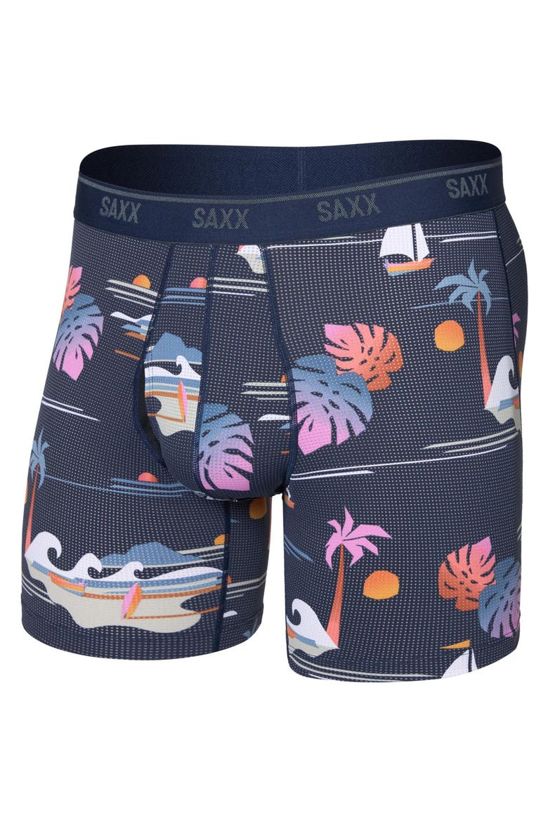Quest Quick Dry Mesh Slim Fit Boxer Briefs, Alternate, color, SUNNY ADVENTURE-MAR