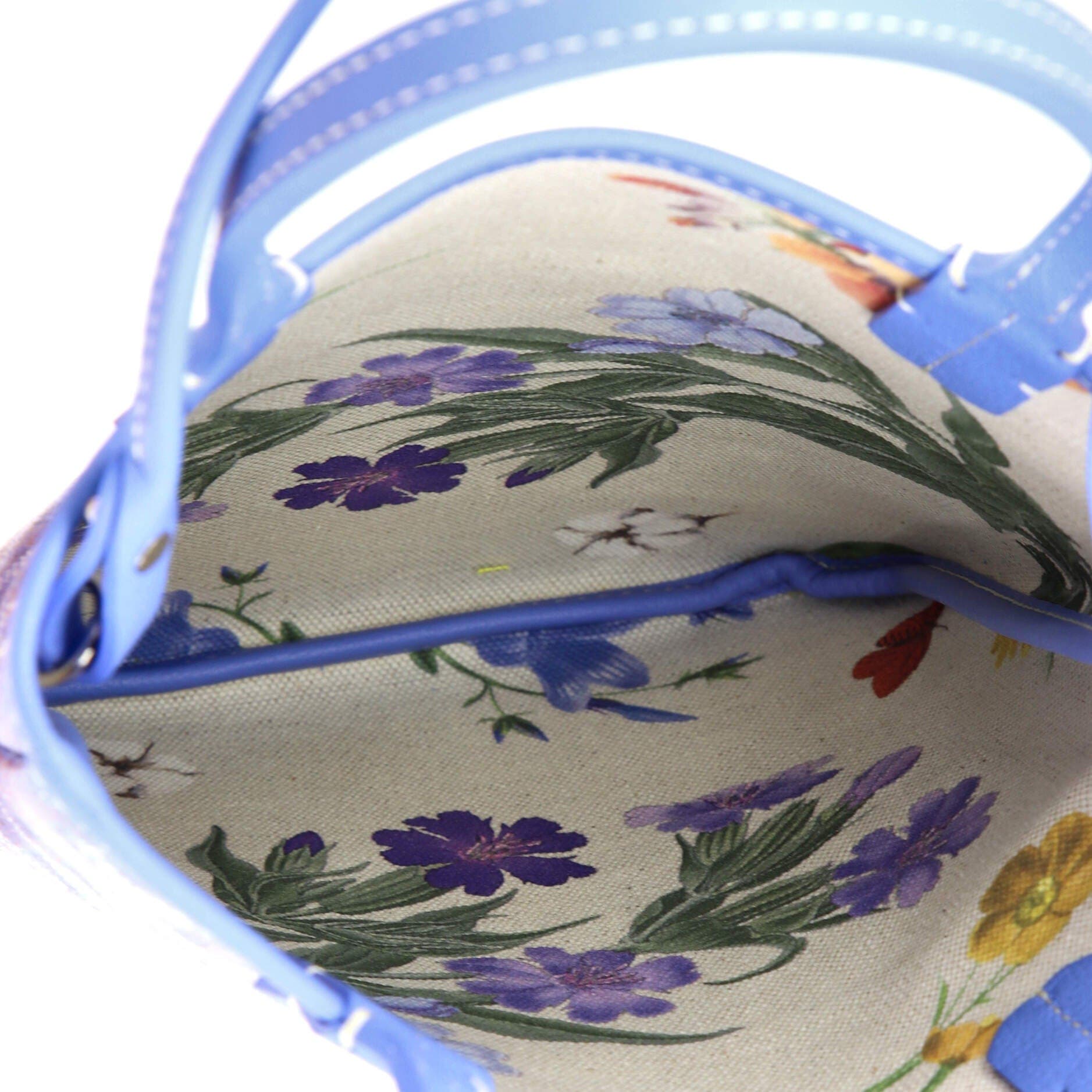 Pre-Owned Goyard Poitiers Tote Coated Canvas and Printed Canvas PM, Alternate, color, Blue