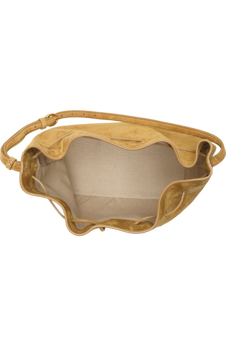 LIFFNER Charm Suede Bucket Bag, Alternate, color, Sand