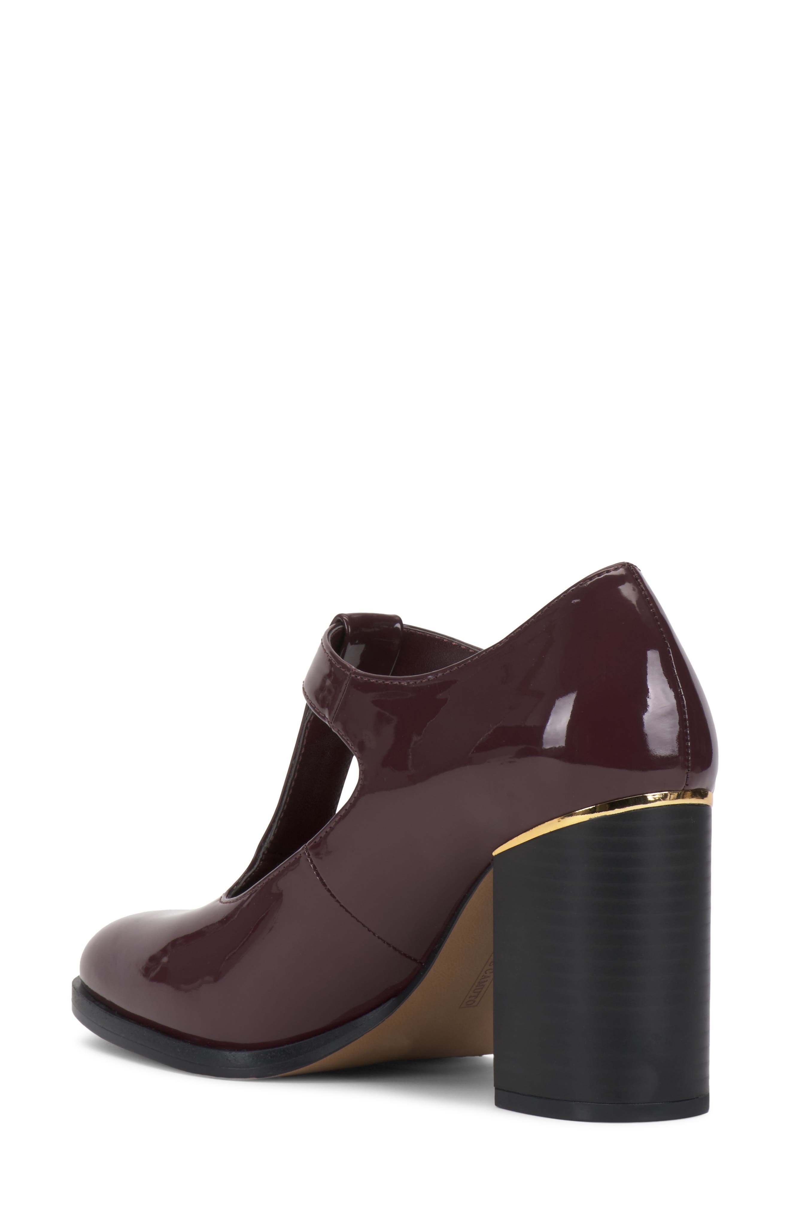 Micha T-Strap Pump, Alternate, color, PETIT SIRAH