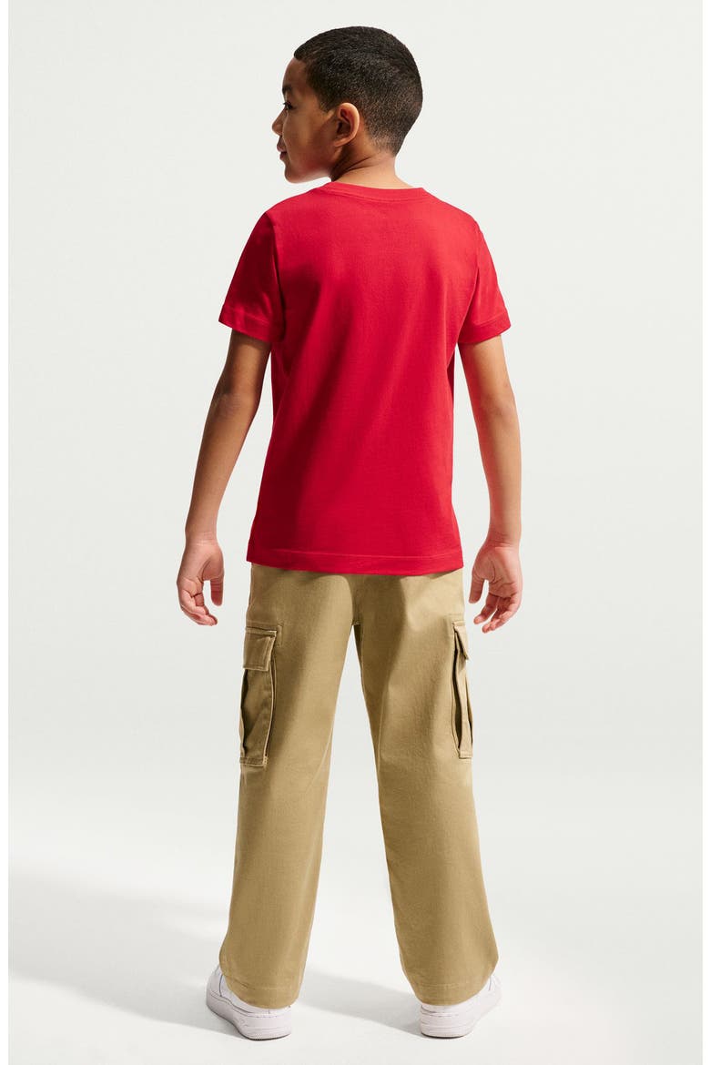 Kids' AF1 Vibes Graphic T-Shirt, Alternate, color, UNIVERSITY RED