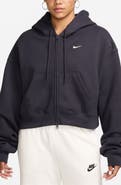Nike Studio Fleece Oversize Cropped Hoodie
