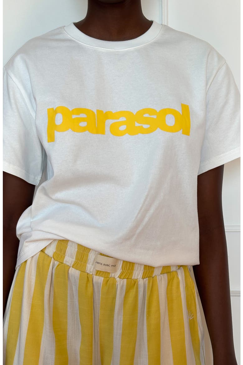 The Paloma Stripe Shorts, Alternate, color, YELLOW