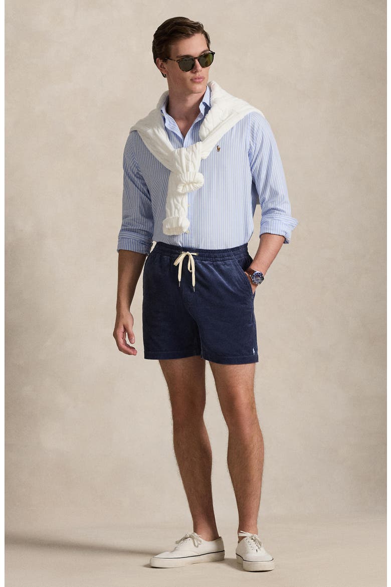 Prepster Corduroy Shorts, Alternate, color, BOSTON NAVY