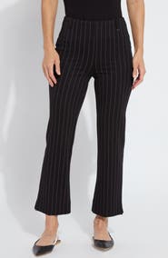 Lysse Pinstripe Baby Boot Ankle Pants