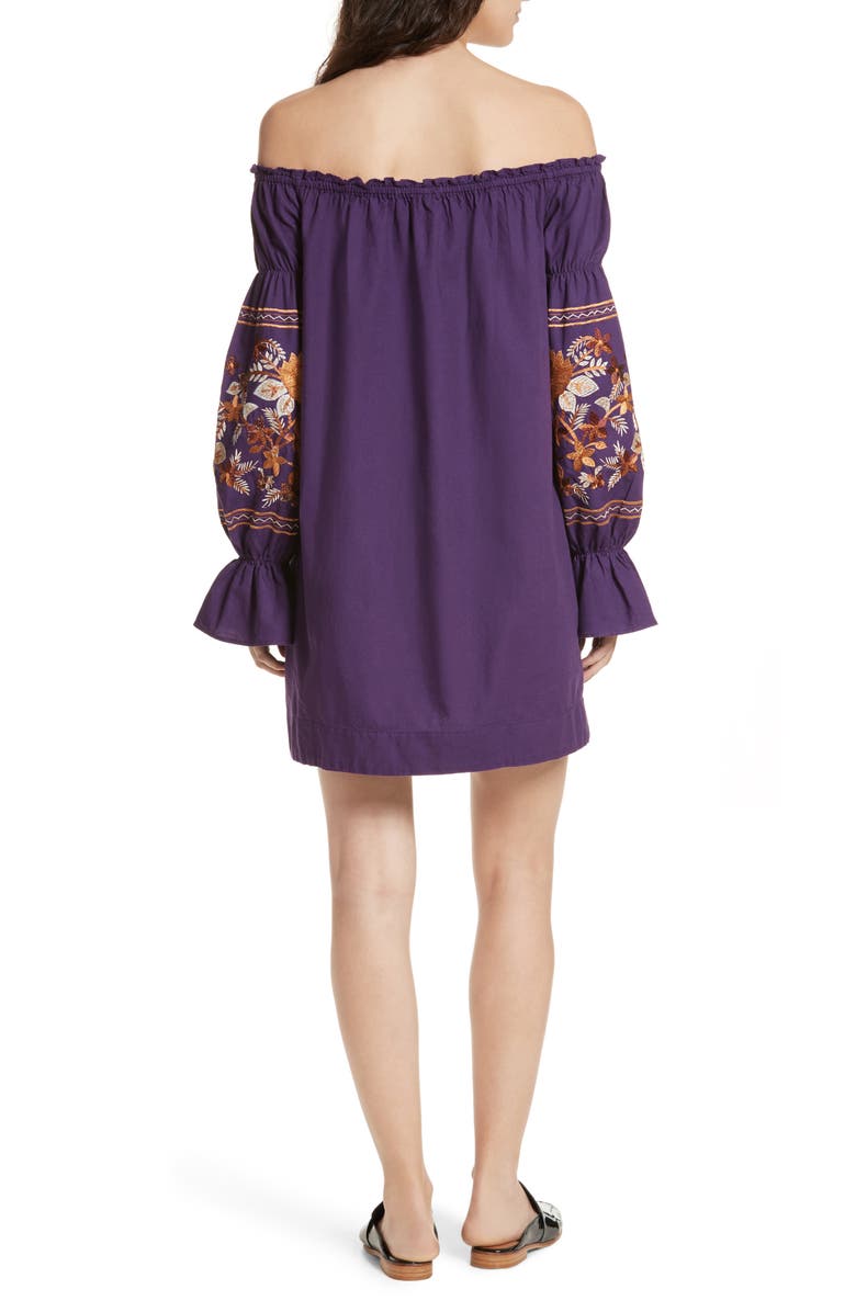 Free People Fleur Du Jour Shift Dress, Alternate, color,
