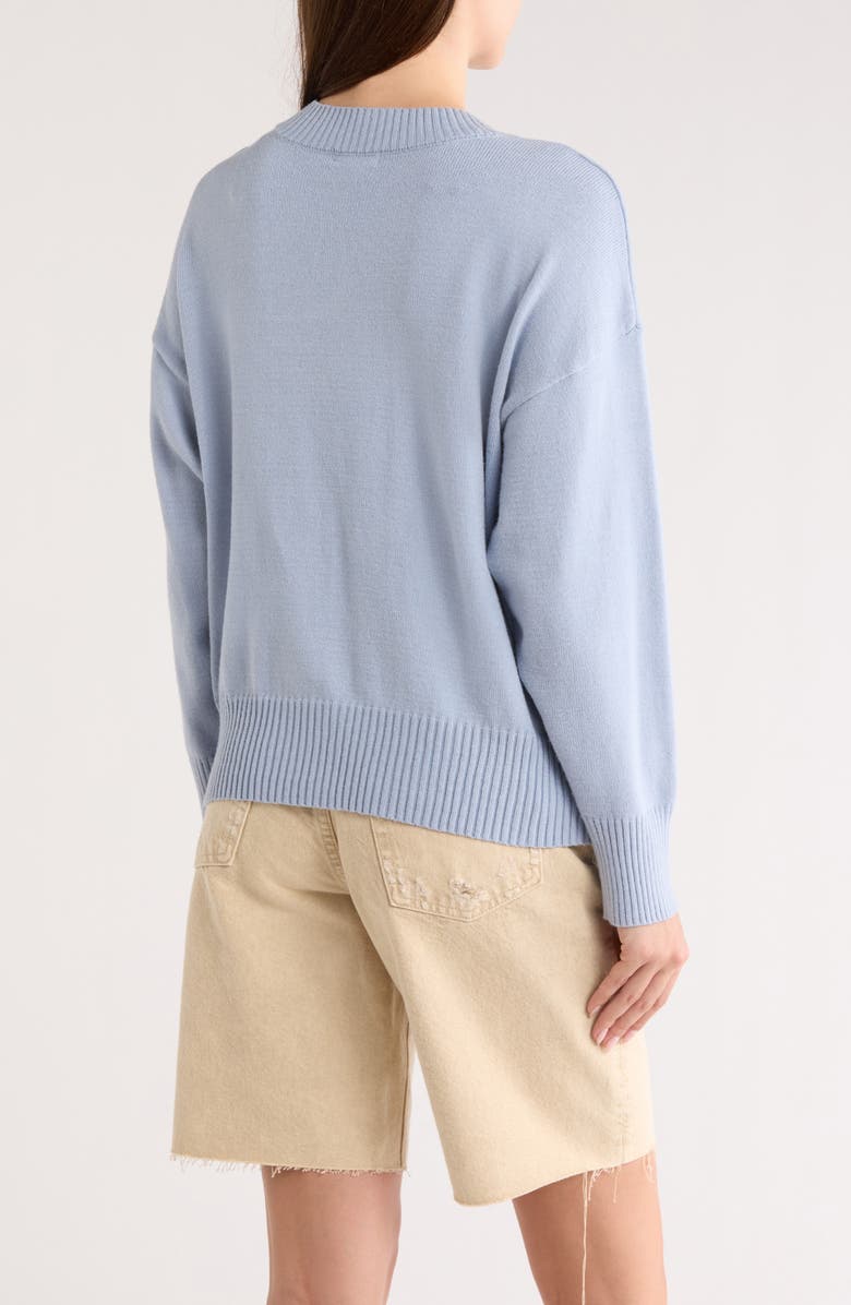 Vigoss V-Neck Sweater, Alternate, color, Slate