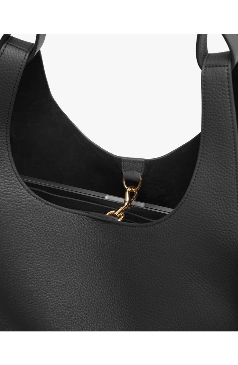 Cuyana Double Loop Satchel, Alternate, color, Black