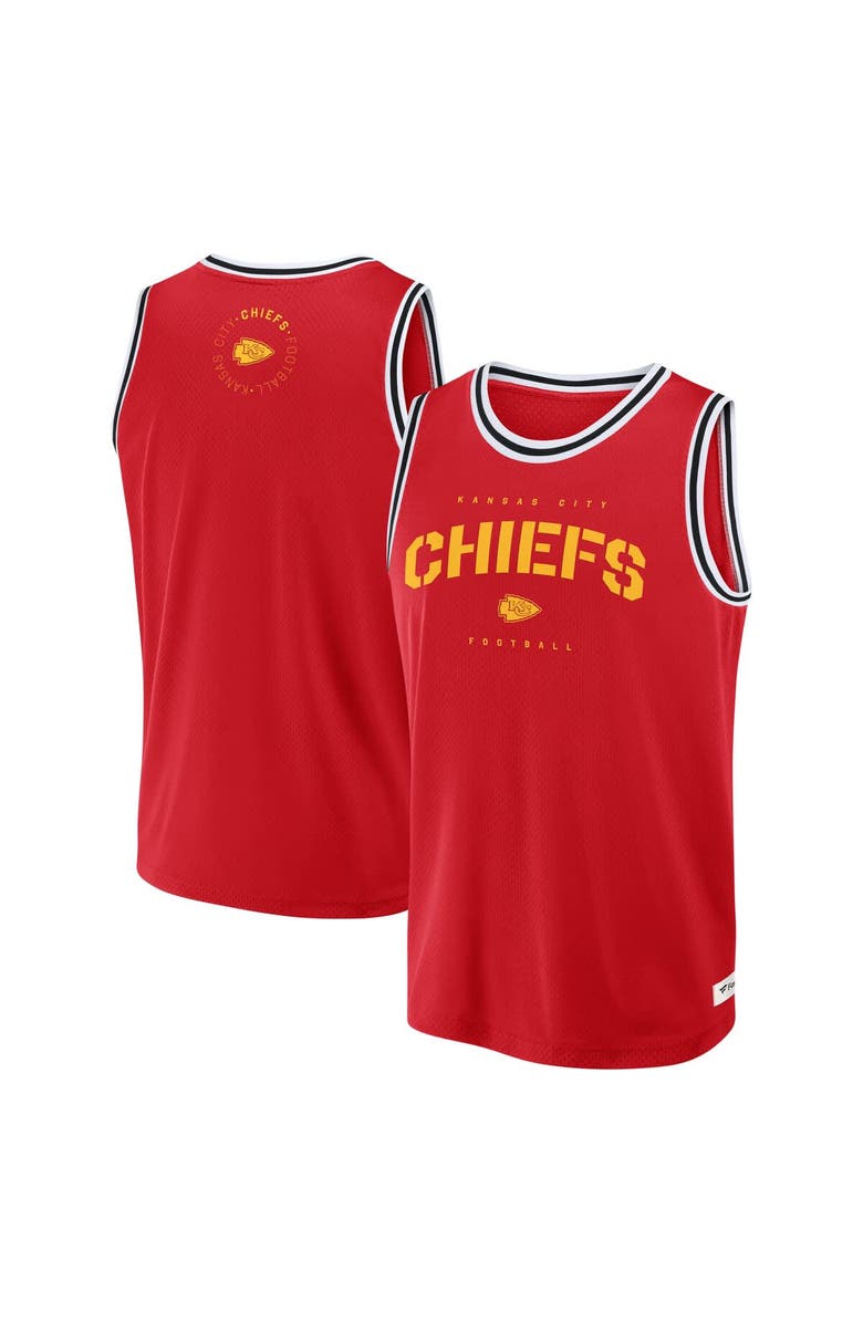FANATICS Men's Fanatics Red Kansas City Chiefs Elements Future Ground Jersey Tank Top, Main, color, Red