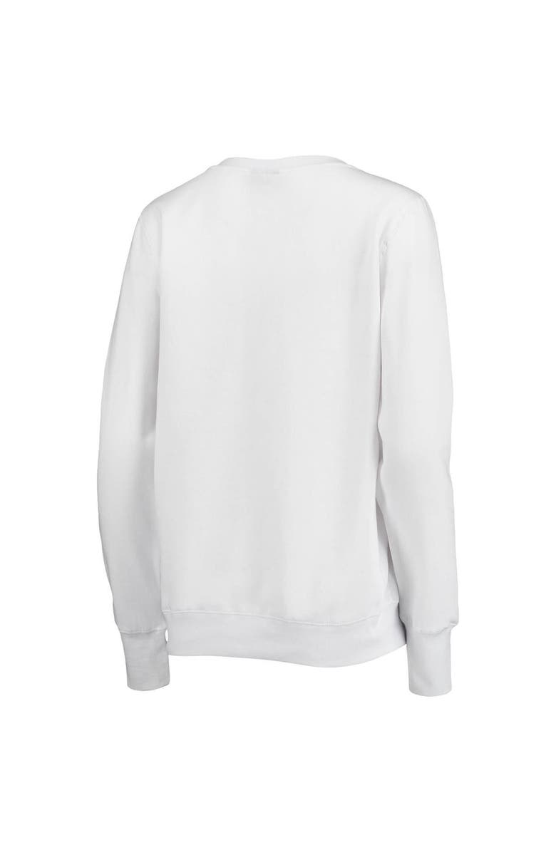 CUCE Women's Cuce White Seattle Seahawks Victory V-Neck Pullover Sweatshirt, Alternate, color, 