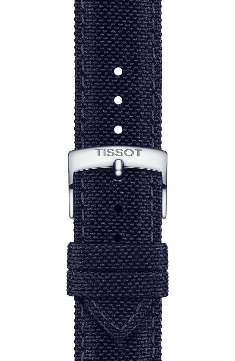 Tissot 21mm Fabric Watch Strap, Alternate, color, 