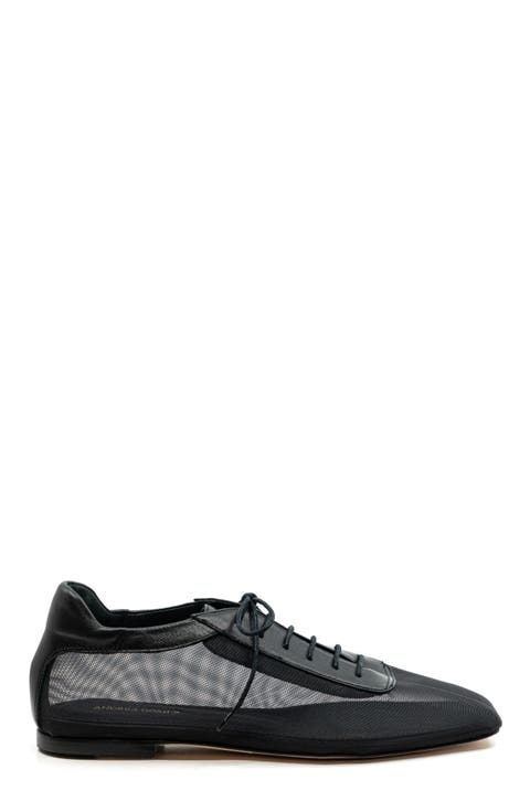 Antonia Clear Mesh Flat