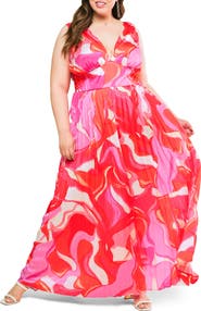 FLYING TOMATO Print Woven Jumpsuit