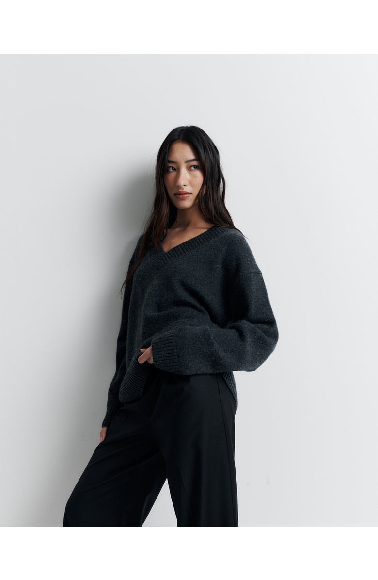 Romy Ingrid Sweater, Alternate, color, Dark Grey