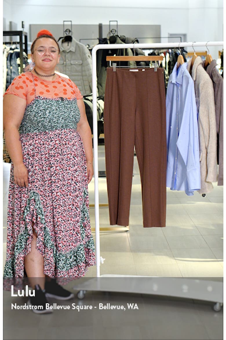 Cozy Stitch Pintuck Wool Blend Crop Pants video