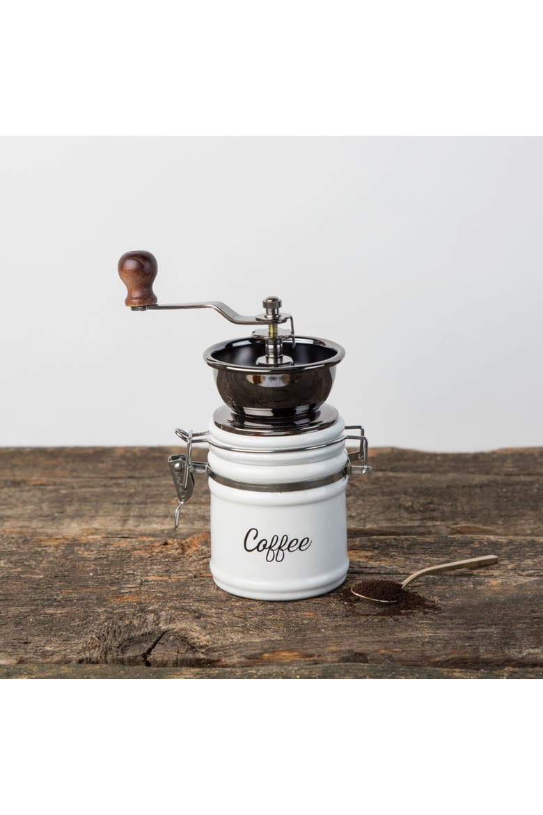 Ceramic Coffee Grinder, Alternate, color, White