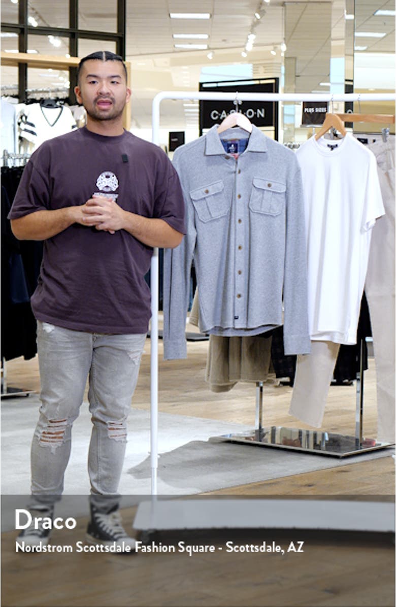 Brayden Knit Flannel Button-Up Shirt, sales video thumbnail