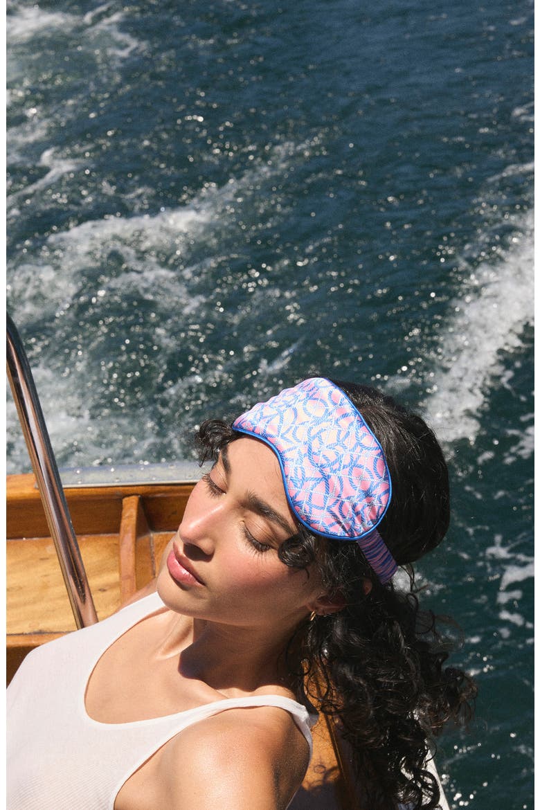 Pure Silk Sleep Mask - Yacht Club, Alternate, color, YACHT CLUB